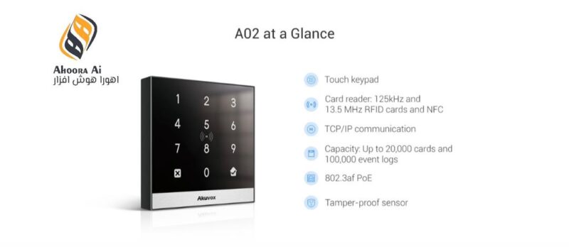 اکسس کنترل Akuvox A02 - Image 3